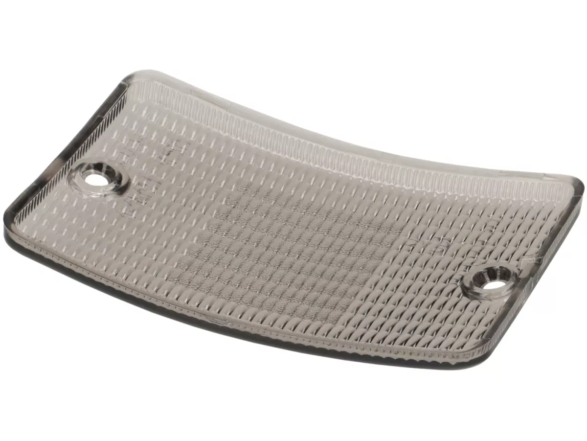 Verre de clignotant -SIEM- Vespa PK50 XL/XL2, PK125 XL/XL2 avant droite - noir teinté