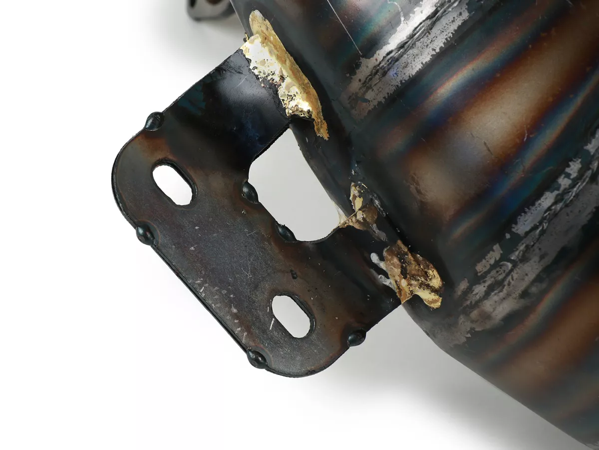 Escape -EGIG PERFORMANCE BOA (Curly)- Quattrini M200 Ø=44mm, silenciador atornillado- Vespa ET3, PV125 - Amortiguador desplazado necesario