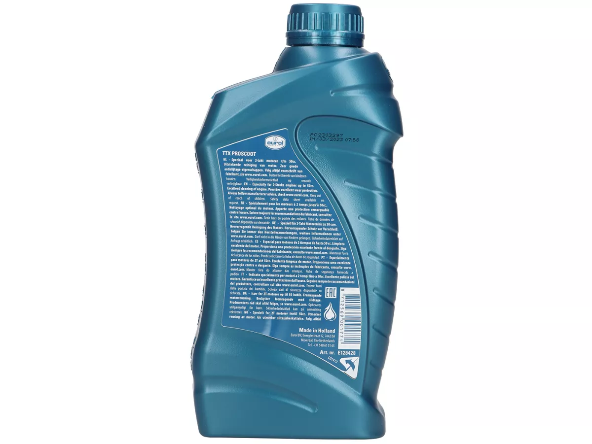 Oil -EUROL TTX- 2-stroke synthetic - 1000ml