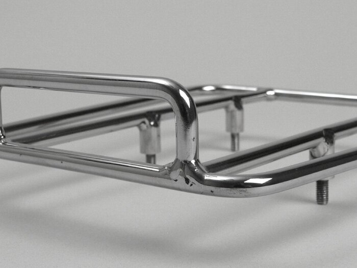 Rear rack -SLIM STYLE Sprint Rack- Lambretta LI (series 3), LIS, SX, TV (series 3), DL, GP