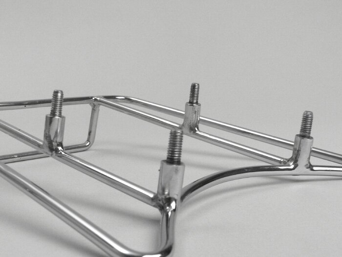 Rear rack -ANCILLOTTI STYLE Sprint Rack- Lambretta LI (series 3), LIS, SX, TV (series 3), DL, GP