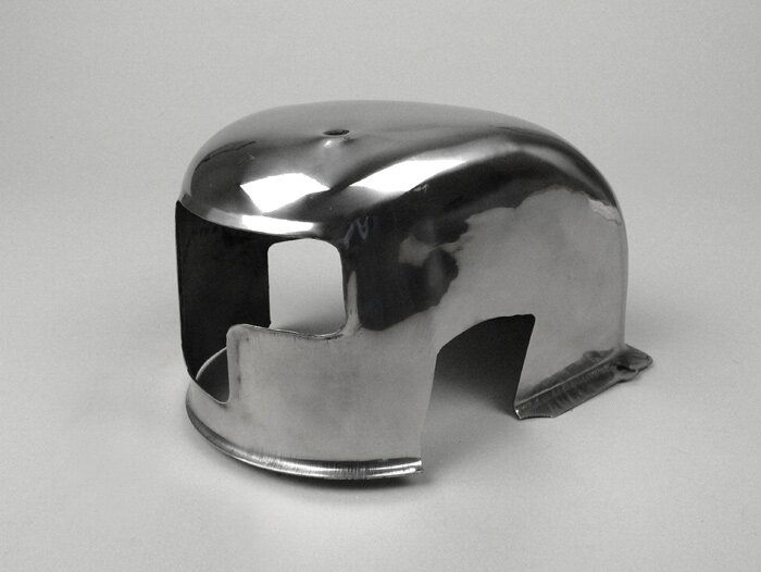 Tapa de cilindro -PREMIUM- Lambretta LI, LIS, SX, TV (series 2-3), DL, GP - acero inoxidable