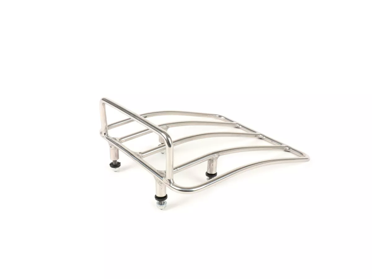 Rear rack -SPAQ Sprint Rack- Lambretta LI (series 1-2), TV (series 2) - stainless steel