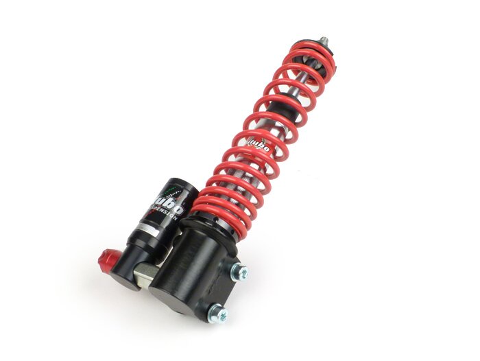 Amortisseur avant -BITUBO YEV, 255mm- Vespa PX80, PX125, PX150, PX200 (avec frein à disque), T5 125cc (avec frein à disque)