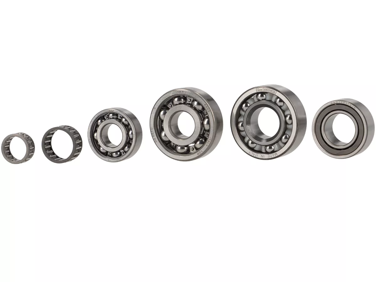 Juego de rodamientos motor -LAMBRETTA- J50, J100, J125 3m, Lui 50 - hasta 03.1969