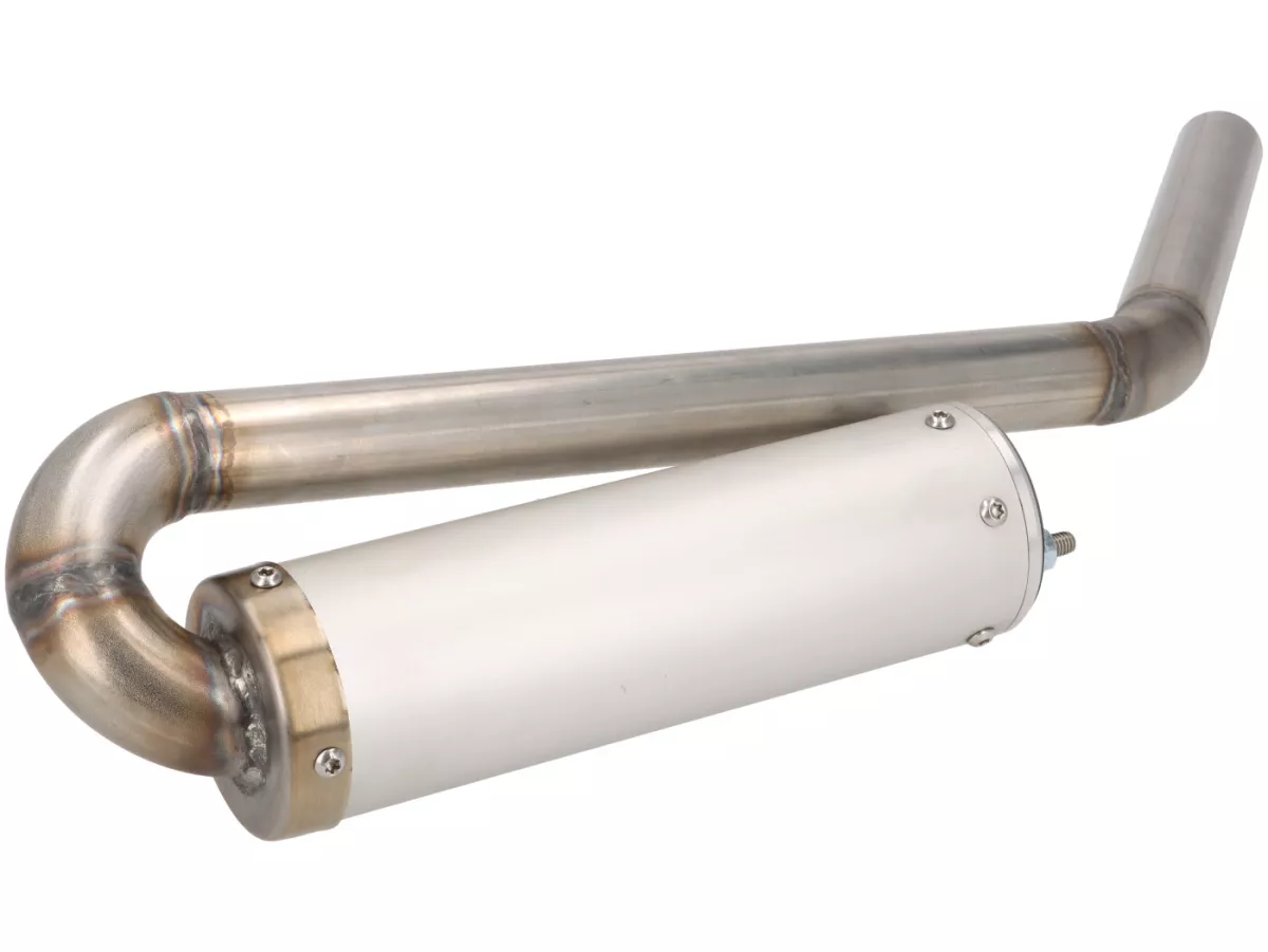 Silencer with tail pipe for standard look -MR PARTS & STYLE- for BGM PRO Clubman SPORT- Lambretta (series 1-3)