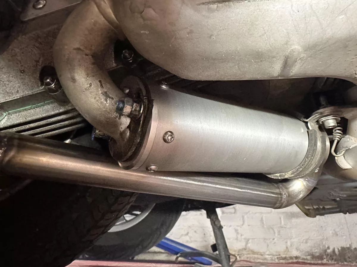 Silencer with tail pipe for standard look -MR PARTS & STYLE- for BGM PRO Clubman SPORT- Lambretta (series 1-3)