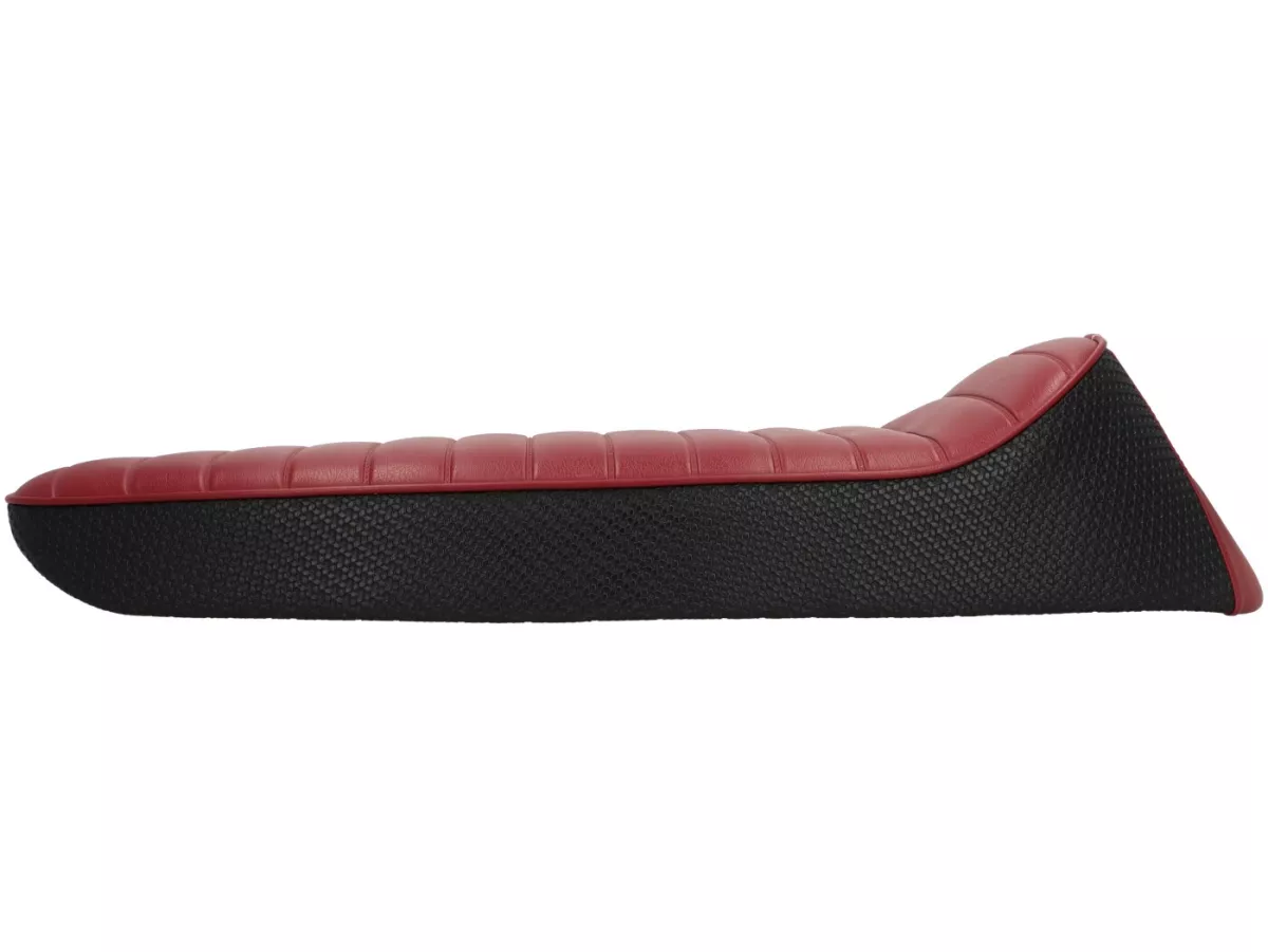 Zadel -SC ANCELLOTTI Wildcat- Vespa PX - Rood/Zwart