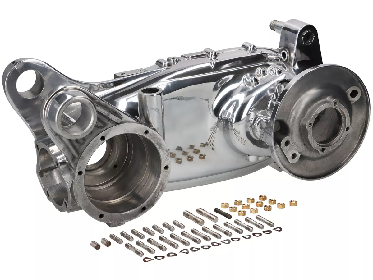 Cárter motor -UNI Auto, 200 cc- Lambretta GP, DL - pulido