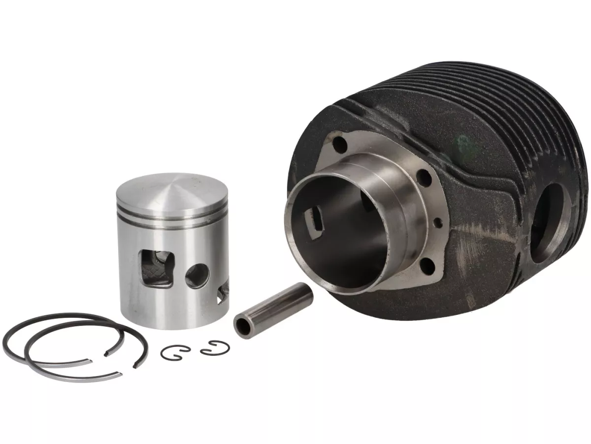 Cylindre -QUALITÉ OEM 200 cc 12ch- Vespa Rally 200 (VSE1T), P200E (VSX1T), PX200, PX200E, PX200E Elestart, PX200E GS, Cosa 200 (VDR1T, VSR1T), Motovespa 200DS, 200DN, TX200, 200 Iris, CLX200 Cosa