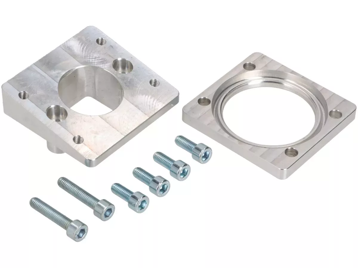 Intake manifold -DDL Tuning Aluminium CNC- Piaggio 2-tak Maxi -