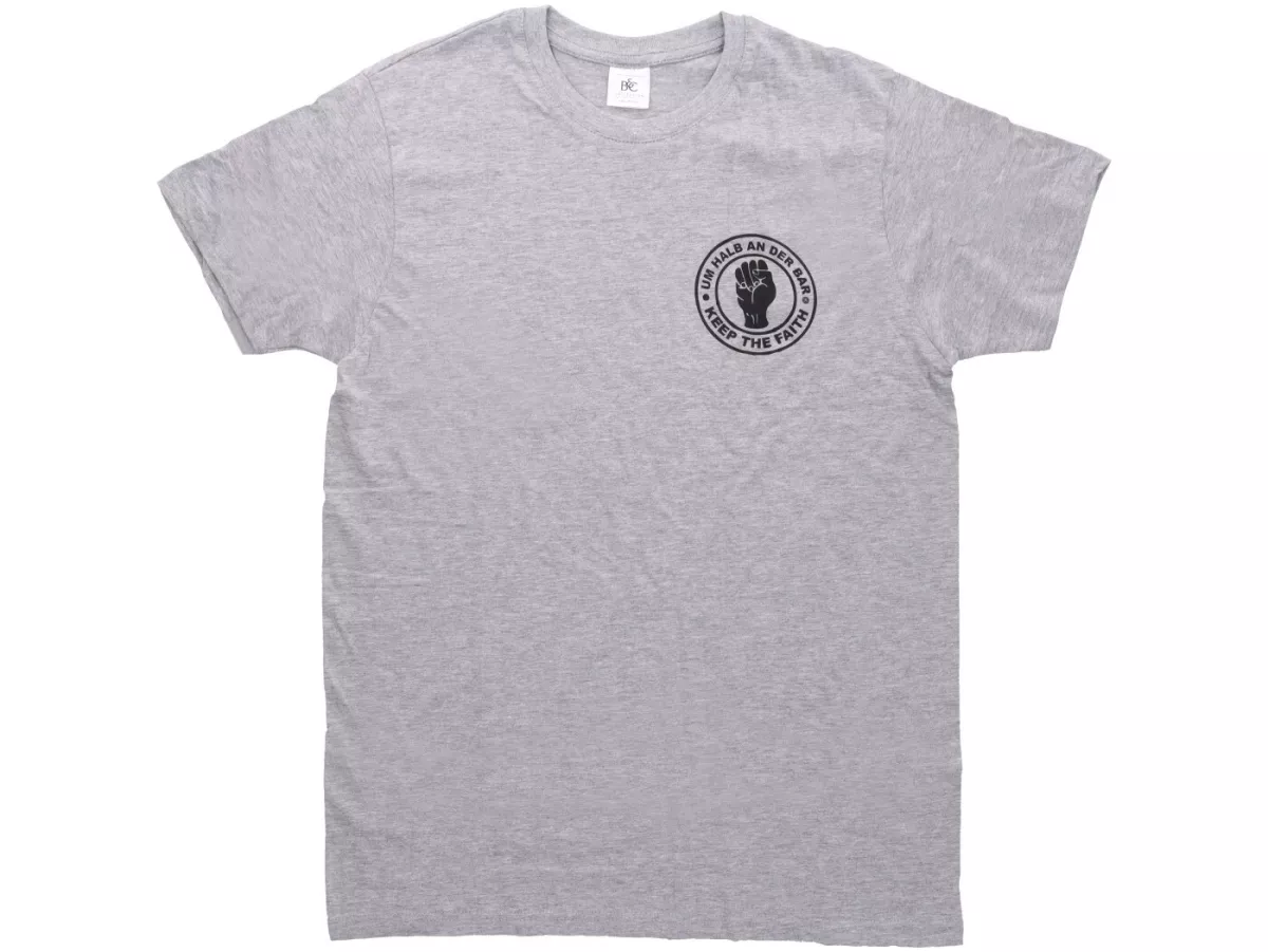 T-Shirt, men -Um halb an der Bar- grey -