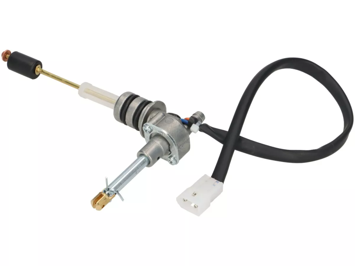 Grifo de gasolina -BGM PRO FAST FLOW V2.0 90°, elect. Indicador de reserva - Lambretta LI, LIS, SX, TV (series 2-3), DL, GP, para depósito Lifetime XXL - sin palanca