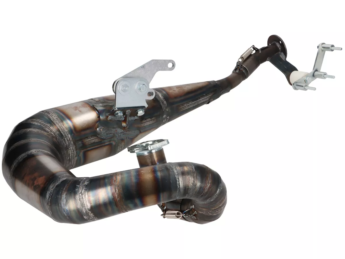 Uitlaat -BGM PRO MZ30 Franspeed by Andy Francis Scooters- Lambretta serie 3 - zonder demper - ongelakt - LI 125, LI 150, LiS 125, LiS 150, TV 175, SX, TV, GT, GP 125, 150, 200