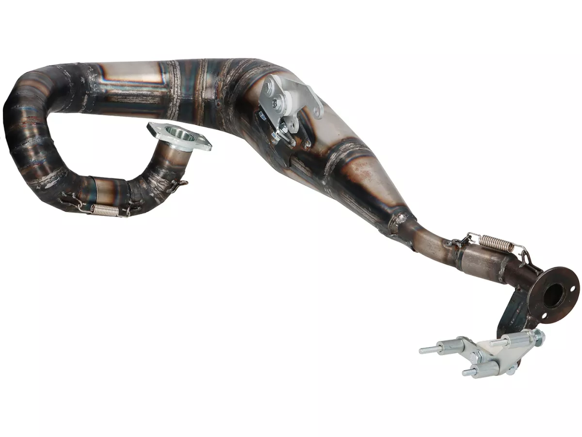 Uitlaat -BGM PRO MZ30 Franspeed by Andy Francis Scooters- Lambretta serie 3 - zonder demper - ongelakt - LI 125, LI 150, LiS 125, LiS 150, TV 175, SX, TV, GT, GP 125, 150, 200