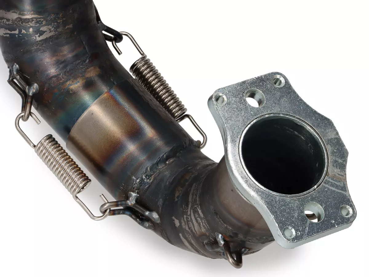 Uitlaat -BGM PRO MZ30 Franspeed by Andy Francis Scooters- Lambretta serie 3 - zonder demper - ongelakt - LI 125, LI 150, LiS 125, LiS 150, TV 175, SX, TV, GT, GP 125, 150, 200