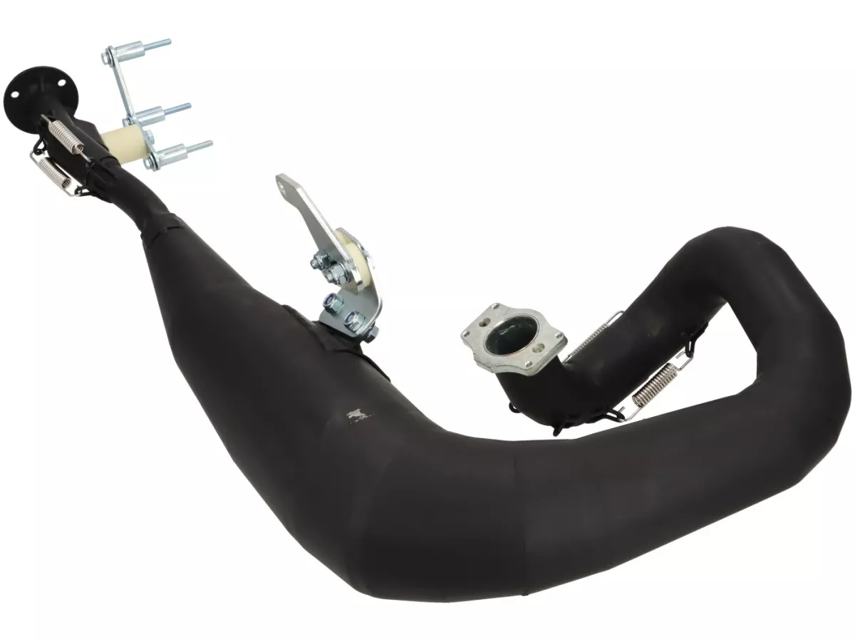 Escape -BGM PRO MZ30 Franspeed by Andy Francis Scooters- Lambretta Serie 3 - sin silenciador - negro - LI 125, LI 150, LiS 125, LiS 150, TV 175, SX, TV, GT, GP 125, 150, 200