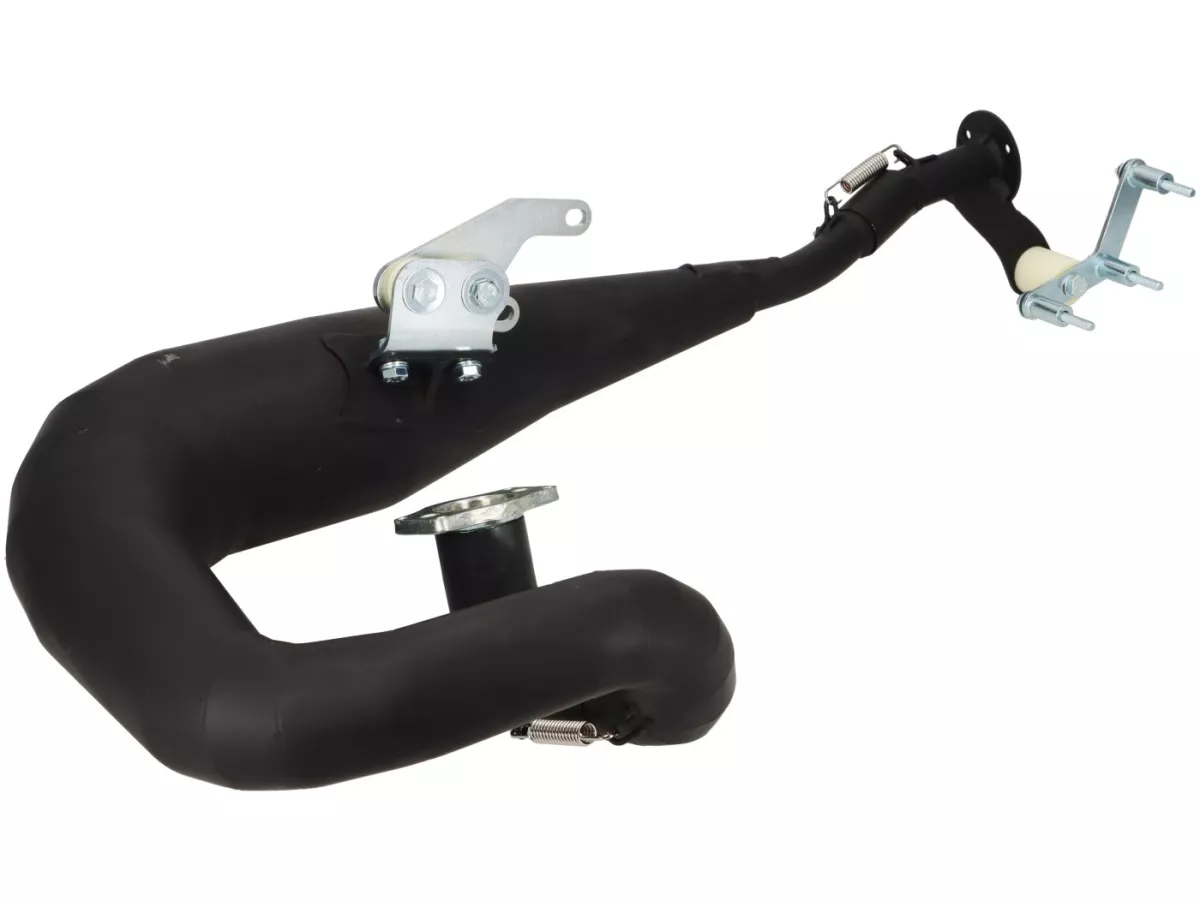 Escape -BGM PRO MZ30 Franspeed by Andy Francis Scooters- Lambretta Serie 3 - sin silenciador - negro - LI 125, LI 150, LiS 125, LiS 150, TV 175, SX, TV, GT, GP 125, 150, 200