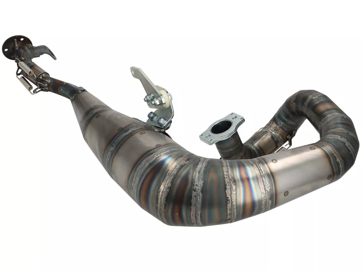 Uitlaat -BGM PRO MZ30 Franspeed by Andy Francis Scooters- Lambretta Serie 1-2 - zonder demper - ongelakt - LI 125, LI 150 Serie 1 en 2, TV 175 Serie 2