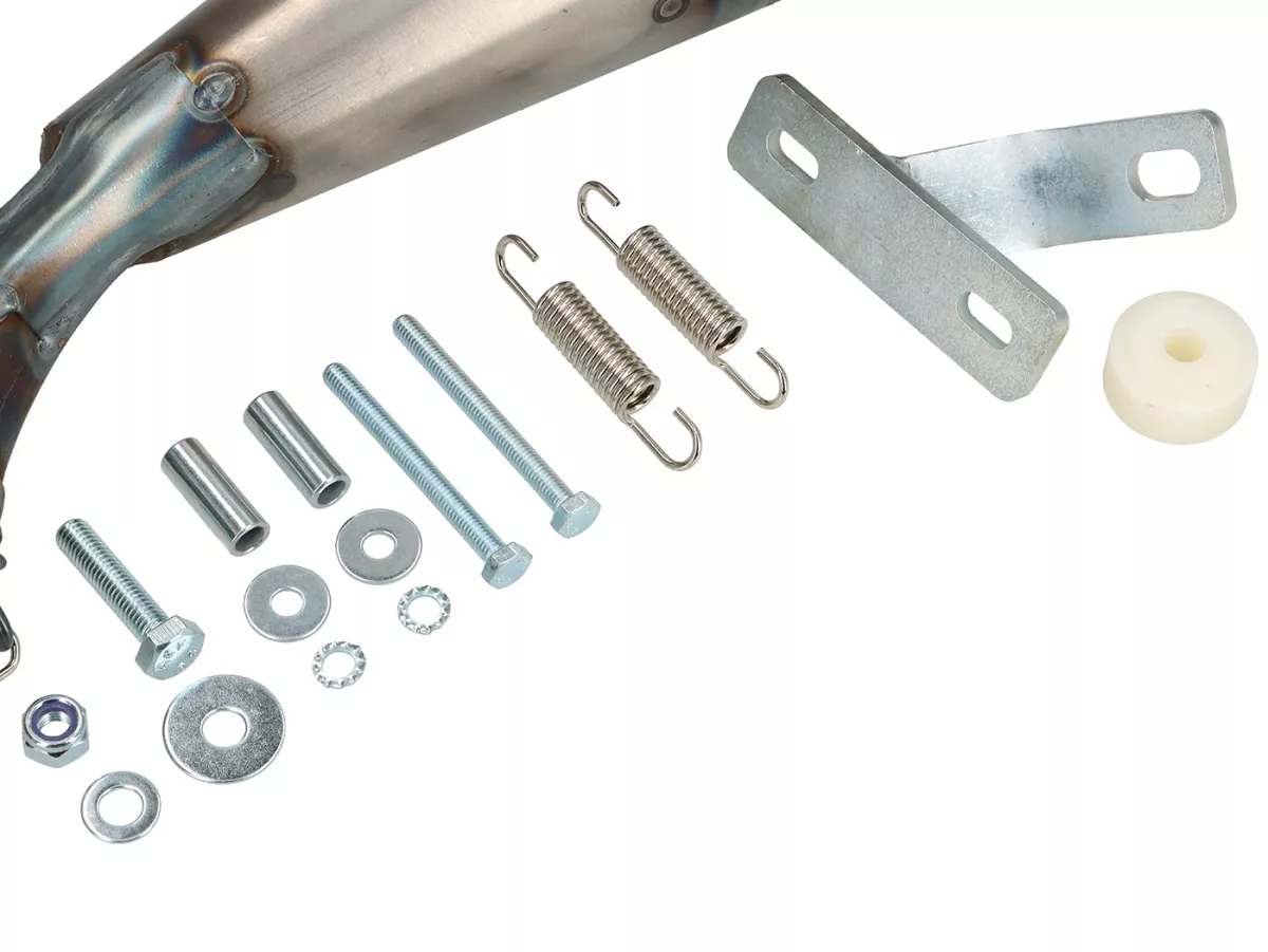 Uitlaat -BGM PRO MZ30 Franspeed by Andy Francis Scooters- Lambretta Serie 1-2 - zonder demper - ongelakt - LI 125, LI 150 Serie 1 en 2, TV 175 Serie 2