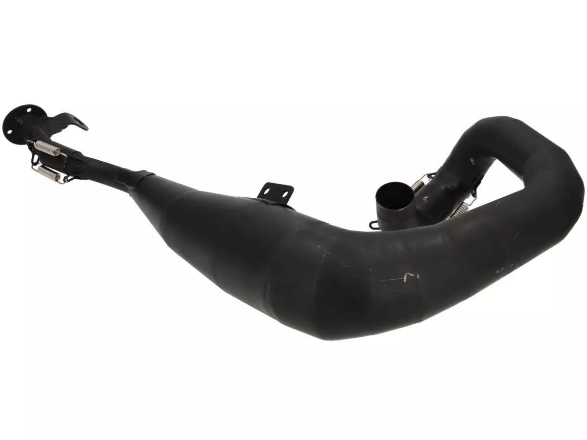 Uitlaat -BGM PRO MZ30 Franspeed by Andy Francis Scooters- Lambretta Serie 1-2 - zonder demper - zwart - LI 125, LI 150 Serie 1 en 2, TV 175 Serie 2