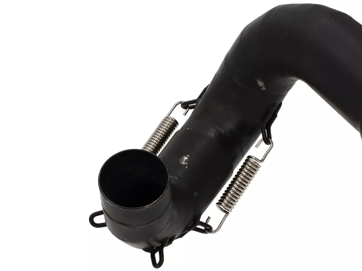 Uitlaat -BGM PRO MZ30 Franspeed by Andy Francis Scooters- Lambretta Serie 1-2 - zonder demper - zwart - LI 125, LI 150 Serie 1 en 2, TV 175 Serie 2