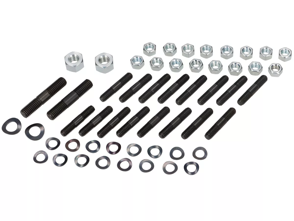 Stud set for Lambretta engine casing cover -BGM ORIGINAL- LI, TV, GT, LIS, SX, DL, GP