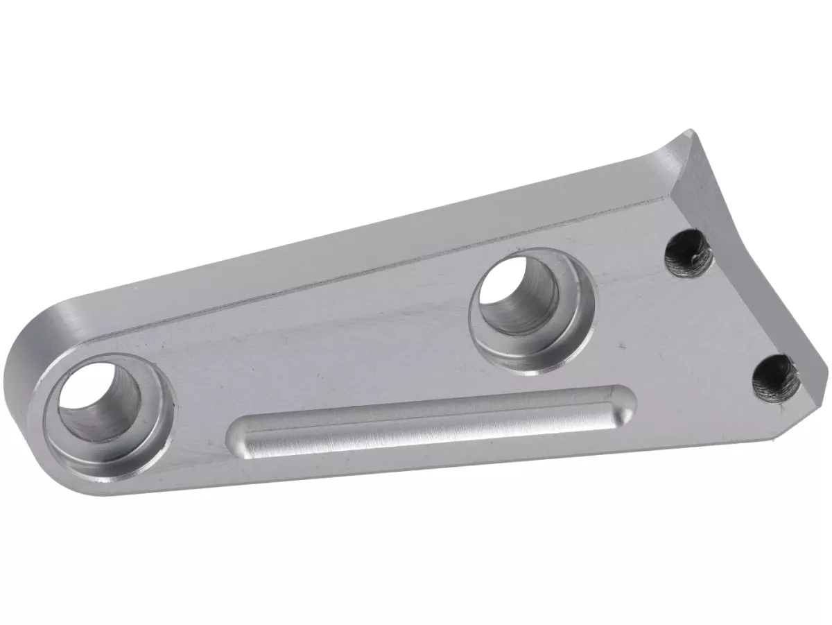Bomba de freno delantera -BGM PRO SPORT- pistón Ø=11mm, CNC - Vespa PK- derecha, plata