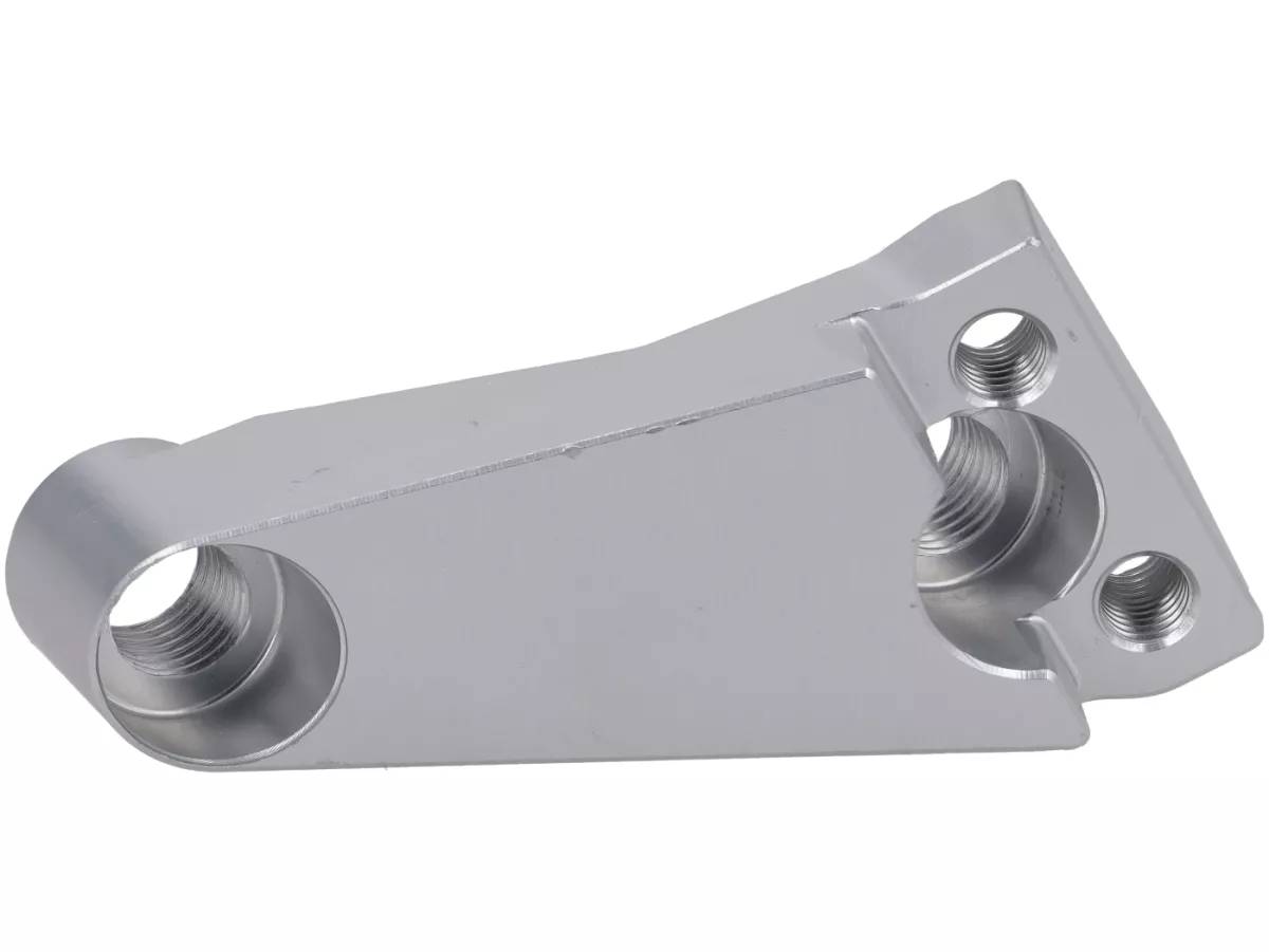 Bomba de freno delantera -BGM PRO SPORT- pistón Ø=11mm, CNC - Vespa PV, ET3, GT, GTR, Super, TS, Sprint, SS180, Rally- derecha, plata