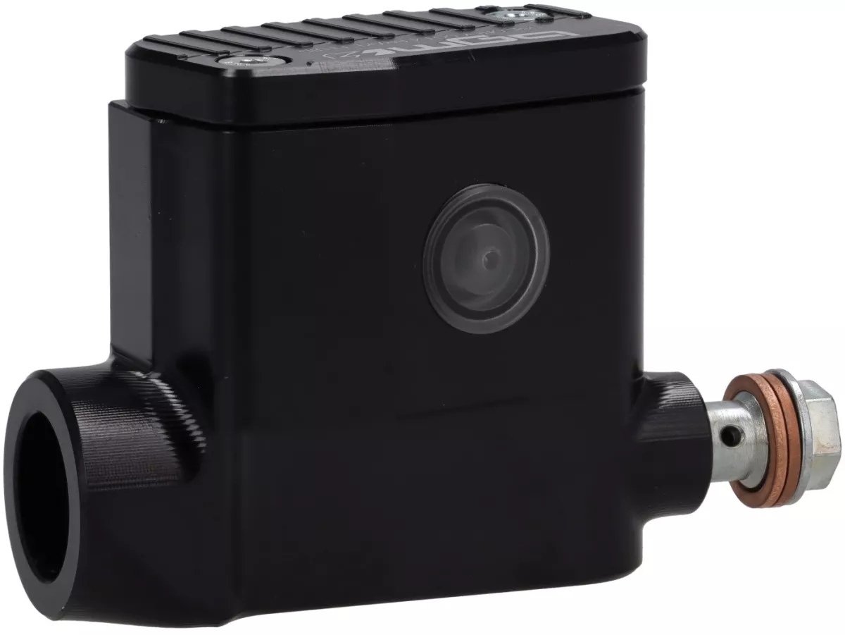 Bomba de freno delantero -BGM PRO SPORT- pistón Ø=11mm, CNC - Vespa V50 Special, V50 Elestart- derecha, negro