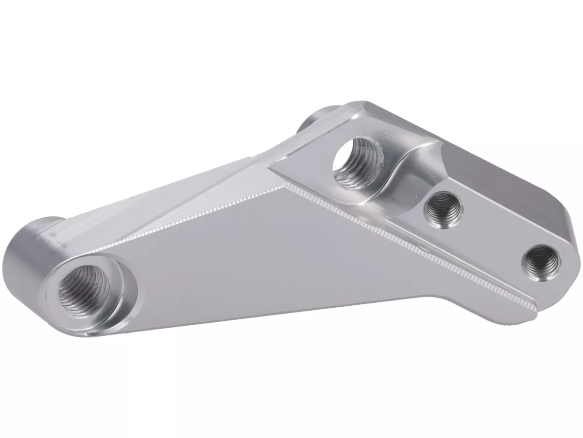 Maître de cylindre de frein (avant) -BGM PRO 4A SPORT- piston Ø=11mm, CNC - Vespa​ V50 Special, V50 Elestart- droit, argenté