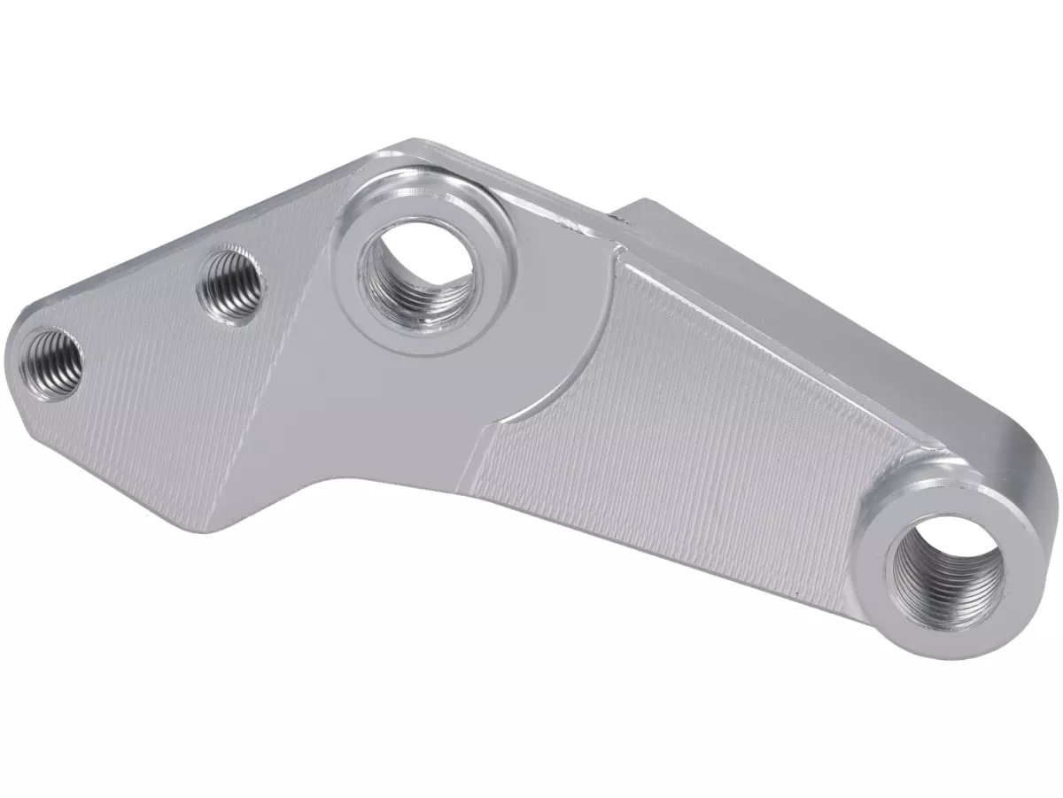 Maître de cylindre de frein (avant) -BGM PRO 4A SPORT- piston Ø=11mm, CNC - Vespa​ V50 Special, V50 Elestart- droit, argenté