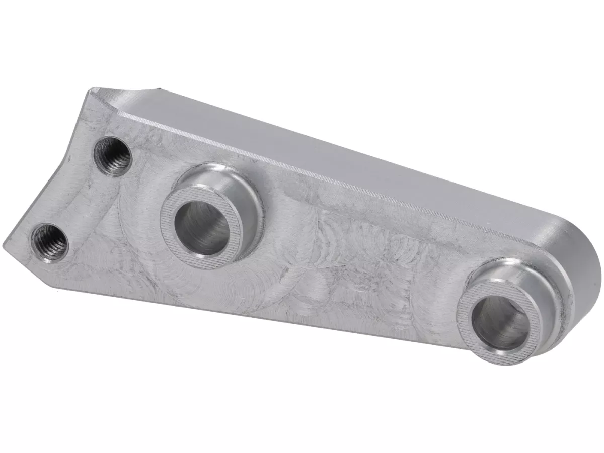 Bomba de freno delantera -BGM PRO SPORT- pistón Ø=11mm, CNC - Vespa PX- derecha, plata