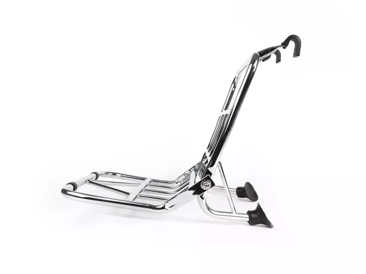 Portaequipajes delantero plegable -bgm PRO- Lambretta LI (Serie 2), TV 175 (Serie 2) - Cromo