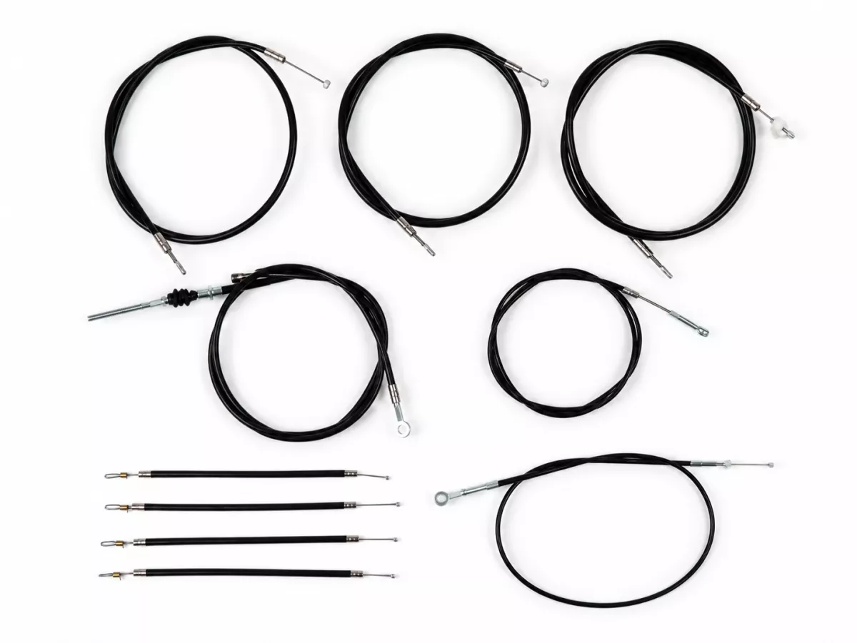 Set cavi - BGM PRO, Silk Liner - Vespa PK XL2 - con cavo del cambio