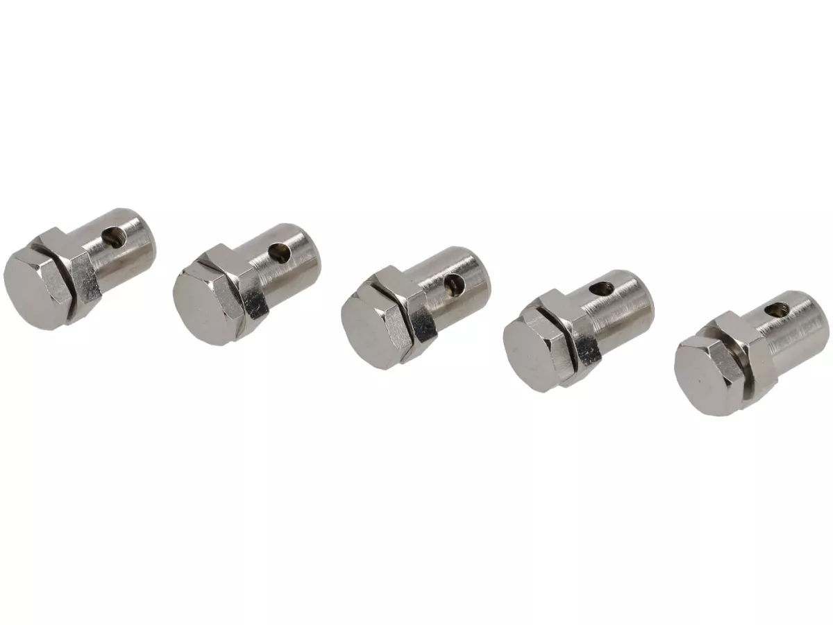 Trunnion set -BGM PRO- Ø=6.8x8mm- all Vespa models (used for clutch cable/gear change cable in gear selector box) - 5 pcs