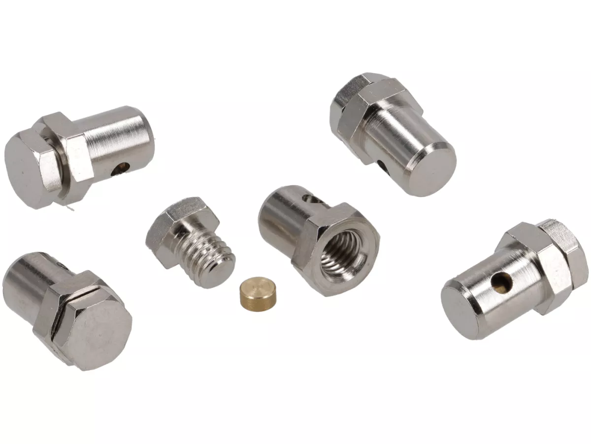 Trunnion set -BGM PRO- Ø=6.8x8mm- all Vespa models (used for clutch cable/gear change cable in gear selector box) - 5 pcs