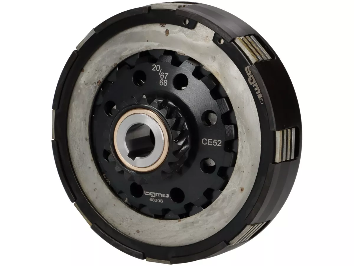 Embrague 20T (67/68) -BGM PRO Superstrong 2.0 Touring CR Ultralube - Cara Cosa2 (aluminio 14mm/sinter)- 20 dientes para rueda primaria 67/68T - Vespa PX80, PX125, PX150, T5 125cc, Cosa, Sprint150, Rally180, GT125/GTR125, TS125, GL150, Super125 (VNC1 desde