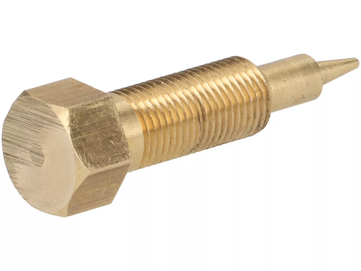 Mixture adjusting screw -BGM PRO, Conversion, short- SI20/20D, SI24/24E, SI24/24H - thread M5 x 0.50mm - thin tip (Ø=0.65mm) - hexagon head