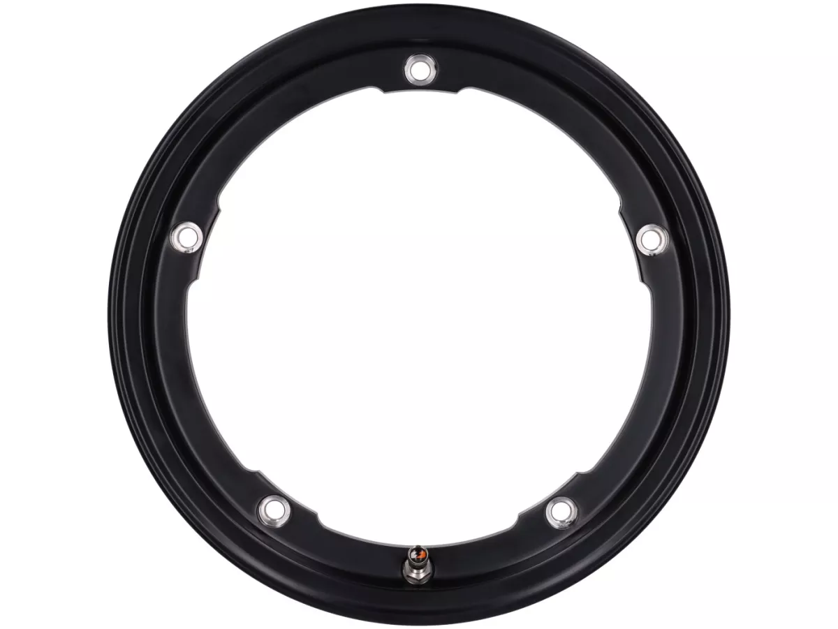 Wiel -BGM Pro Superstrong tubeless 2.10-10 inch aluminium- Vespa V50, 50N, Special, PV, ET3, PK50-125 (S/XL/XL2), PX, T5, Sprint, Rally, GT/GTR, LML Star, Deluxe, Stella - matzwart
