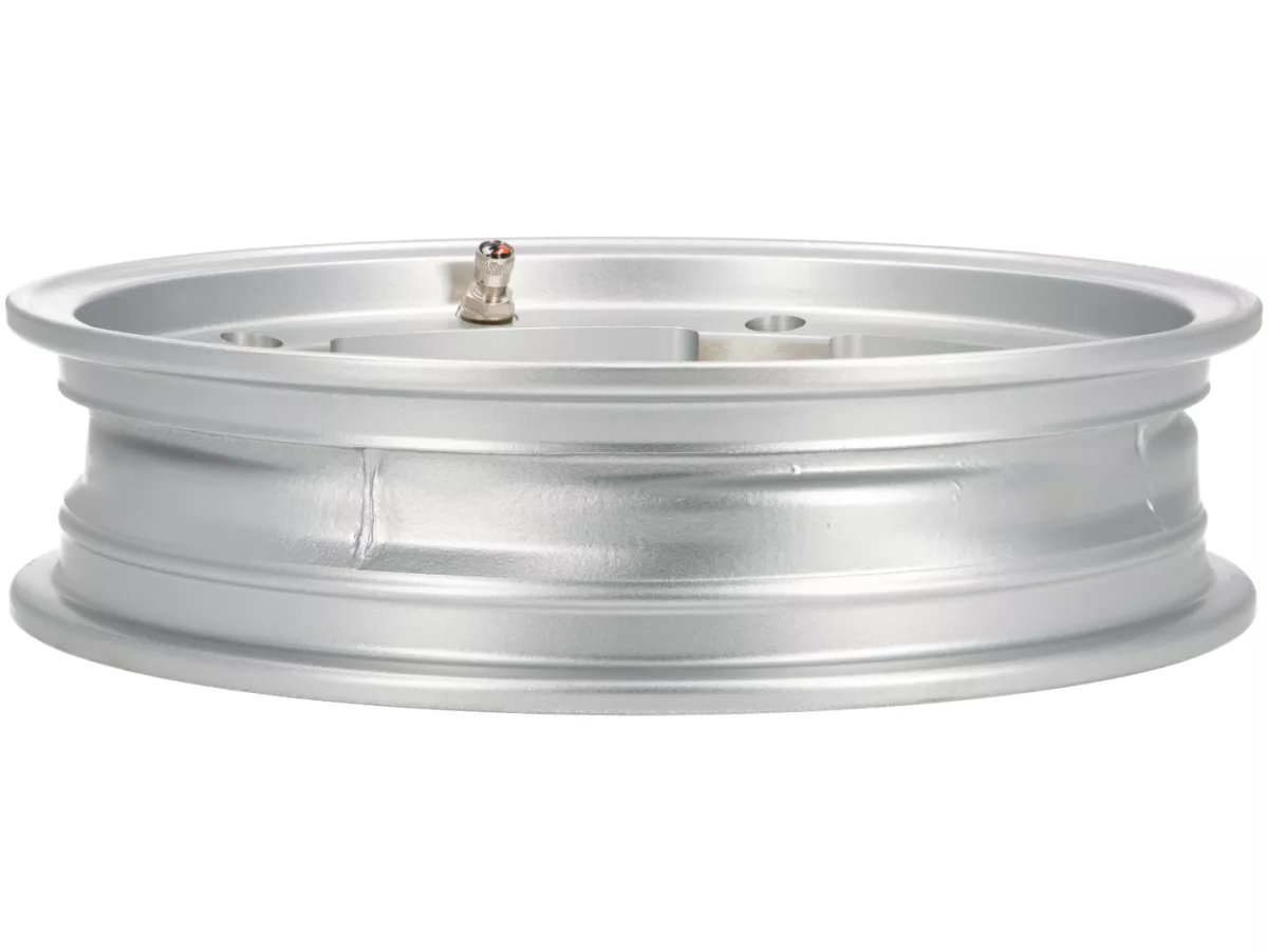Roda -BGM Pro Superstrong tubeless 2.10-10 inci aluminium- Vespa V50, 50N, Special, PV, ET3, PK50-125 (S/XL/XL2), PX, T5, Sprint, Rally, GT/GTR, LML Star, Deluxe, Stella - Silver