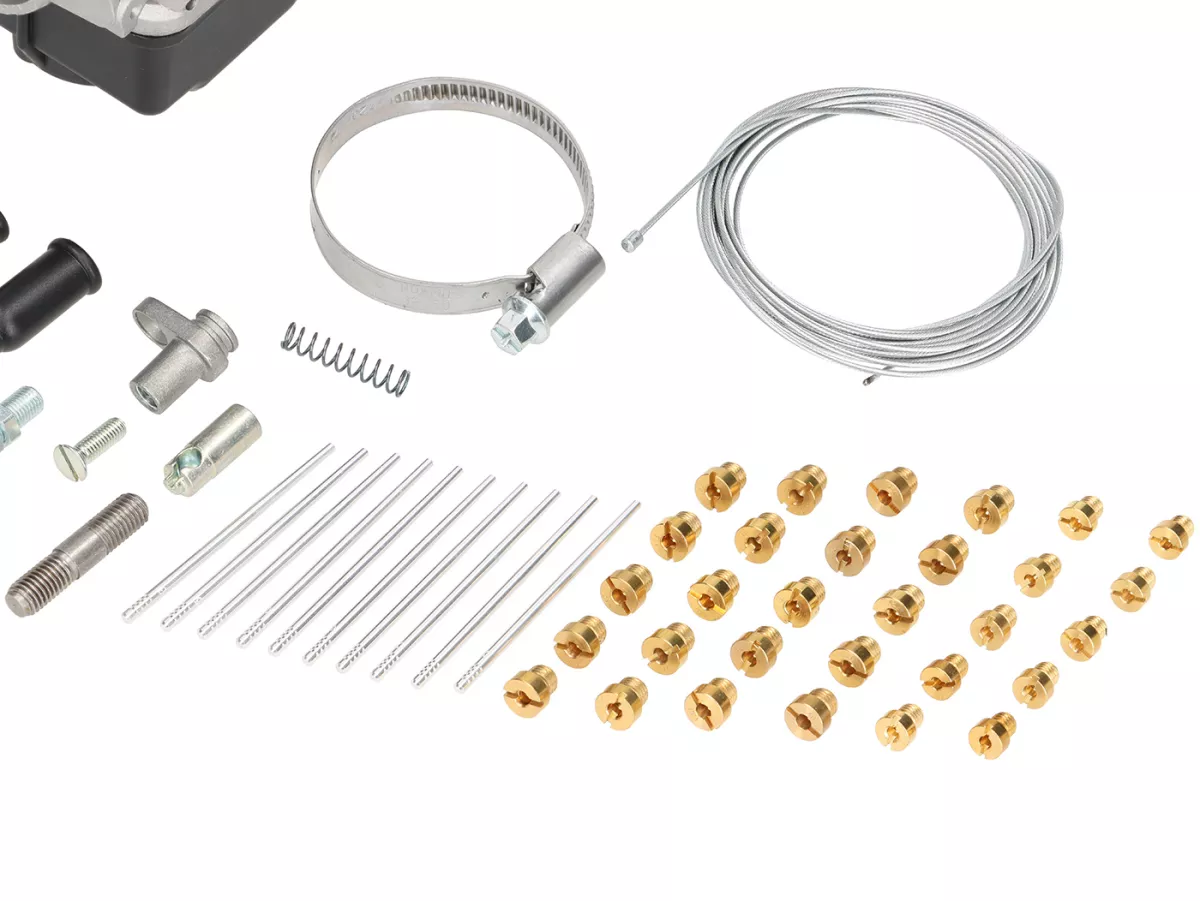 Carburettor kit -BGM PRO 195-225 cc- Lambretta LI, LIS, SX, TV (2nd series, 3rd series), DL, GP - Ø=30 Dellorto PHBH