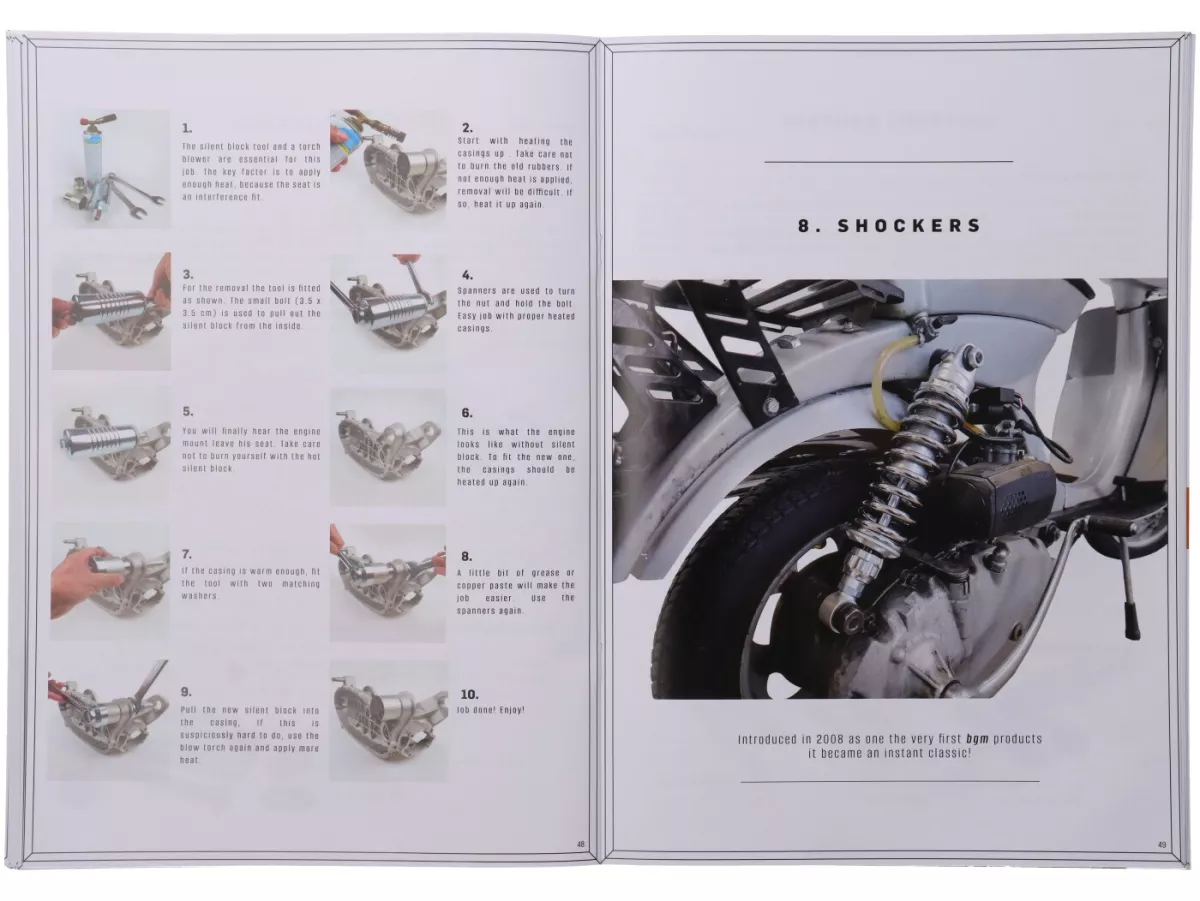Catalogue -BGM 2024- pièces détachées pour Lambretta, 84 pages - anglais