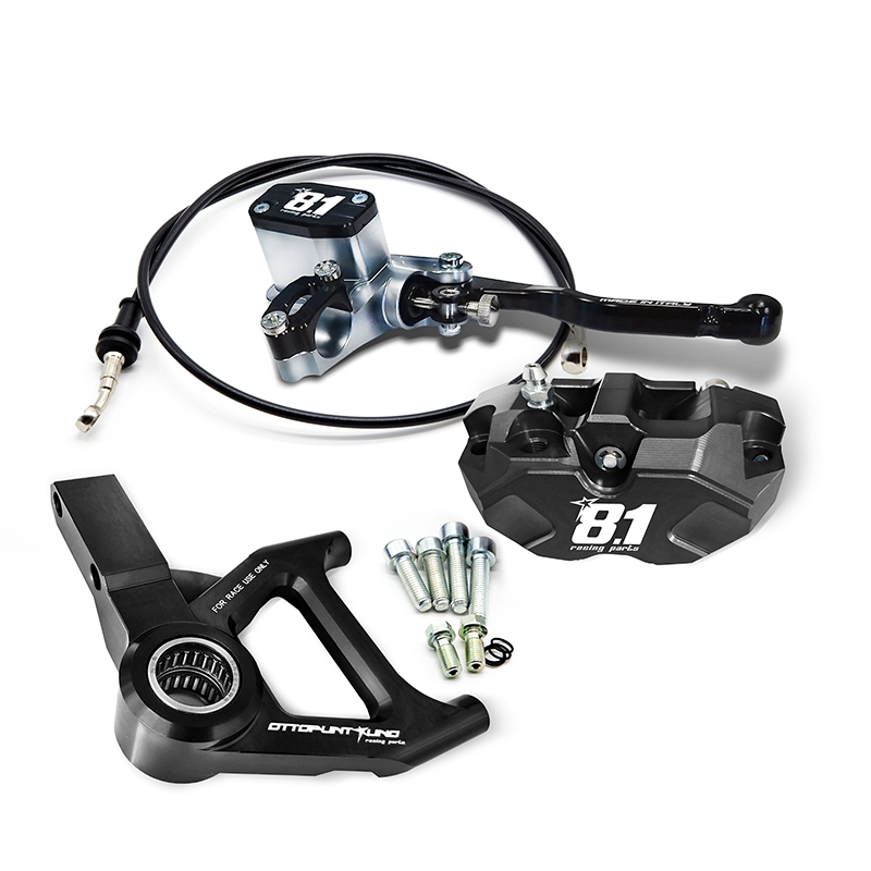 Kit de freno delantero -8.1 OTTOPUNTOUNO MC11 Hurricane- Vespa ZIP SP - negro