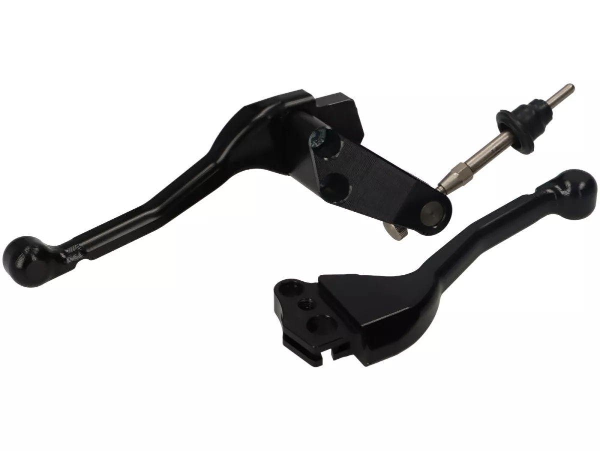 Pompa rem depan -8.1 OTTOPUNTOUNO- piston Ø = 11mm, CNC - Vespa PX- kanan, hitam