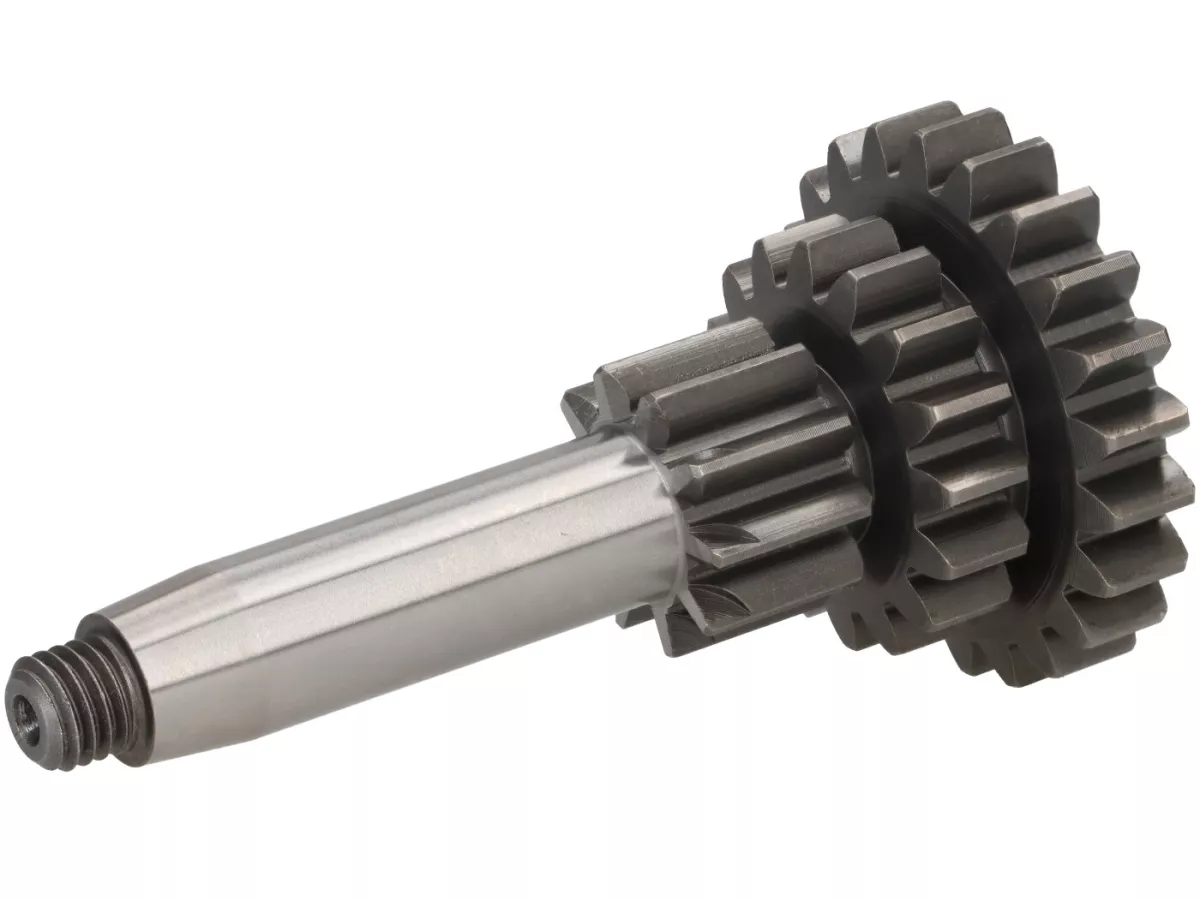 Nebenwelle -CIF 3 Gang- Vespa V50 (V5A1T 92877-, 1965-1971), 50L (9166-1970), 50R (1970-1983), 50 Special (V5A2T, 1970-1972), (V5B1T, 1972-1975), 50 Elestart (V5A3T, 1970-1972), (V5B2T, 1972-1975), 90 (V9A1T 25001-, 1967-1968) - 10-16-22 Zähne