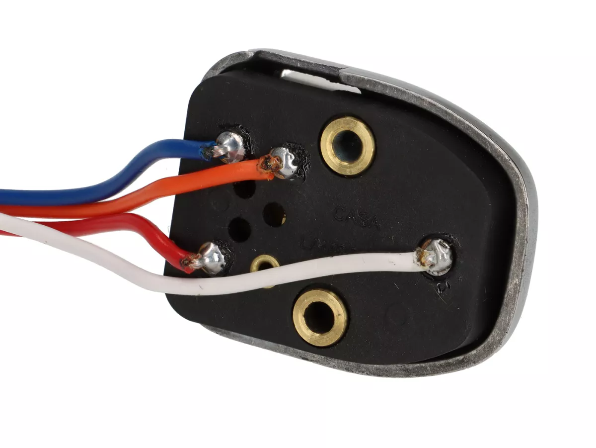 Interruptor de luz -LAMBRETTA- Lambretta LIS 150, TV 175-200 (Serie 3) a partir de 1963 - Blanco
