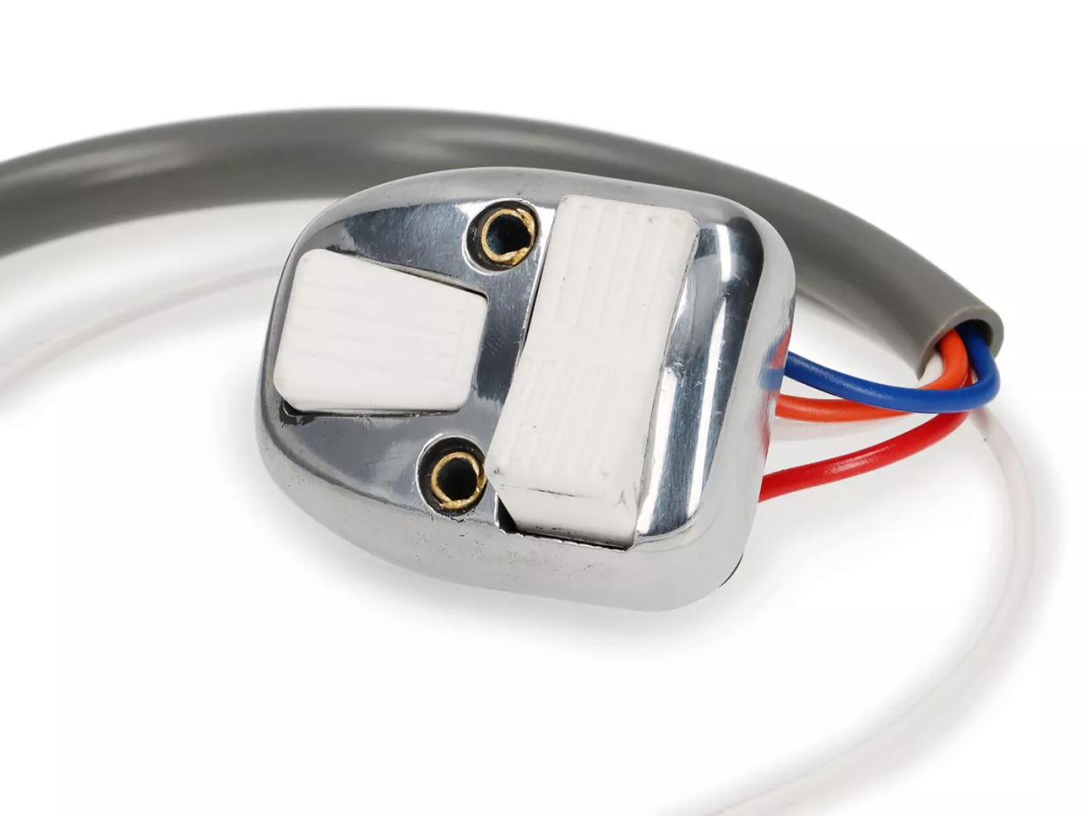 Light switch -LAMBRETTA- Lambretta TV 175 (Series 1-2), TV 175-200 (Series 3) up to 1963 - White