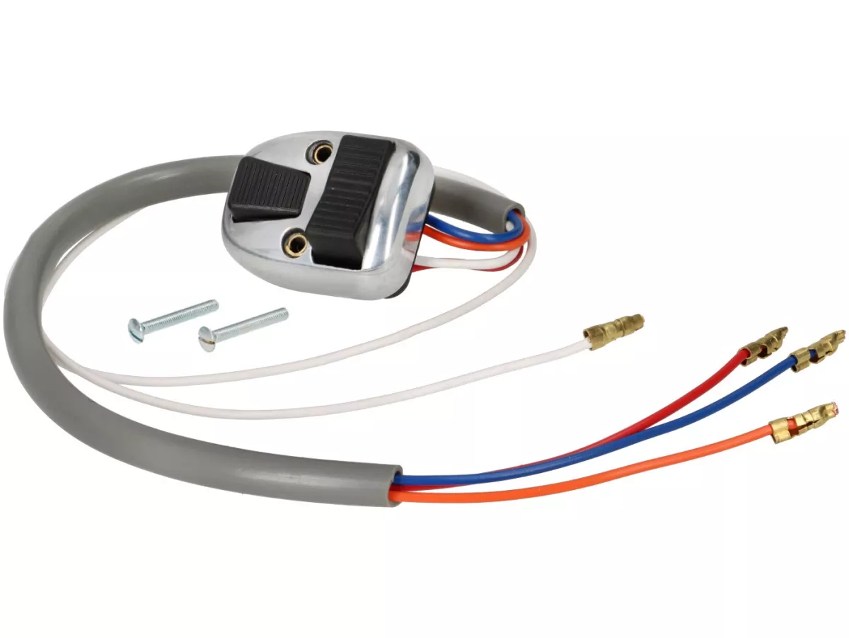 Interruptor de luz -LAMBRETTA- DL, GP, LIS, SX desde mediados de 1966 - Negro