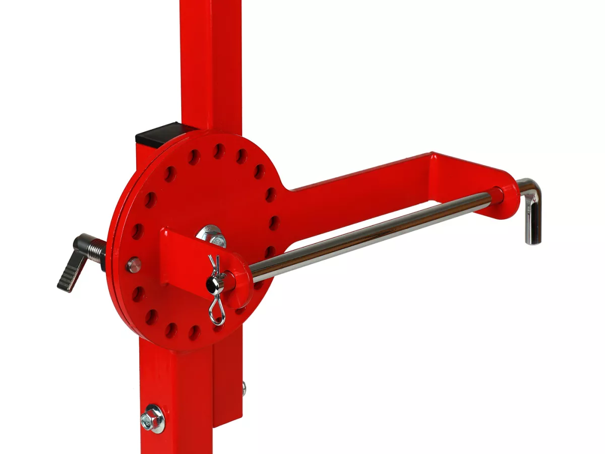 Engine mounting stand - VMC advanced (with support for test tank) - Vespa Smallframe/Largeframe V50, PV, ET3, PK, PX, T5, Rally, Sprint, VBA, VBB, VNB, VBC, GT, GTR, TS, SS180, GS160, Motovespa Largeframe 125/150 - 125N (V60M), 125S (V60MS), 125N (V101M),
